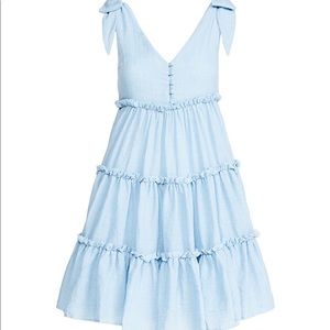 NWT English Factory Tie Shoulder Dress